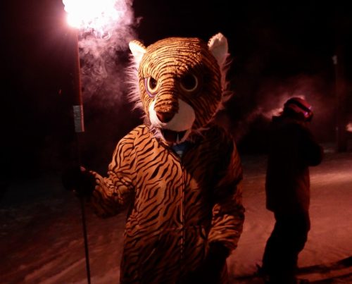 Our One Tough Tiger snowboarder